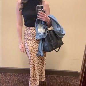Midi cheetah skirt from free people